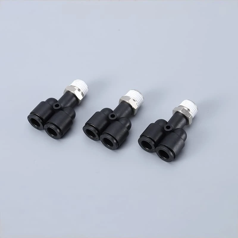 Male Two Way Divider Pneumatic Push-in Fitting suppliers